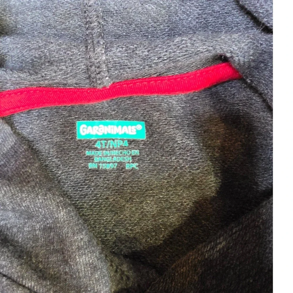 Nike Fleece Jacket and Garanimals Hoodie Boys Size 4T 4 Navy Charcoal Red Lot 2